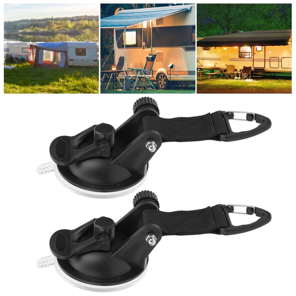 2pcs Car Suction Cup Anchor Heavy Duty Tie Down Car Mount Luggage Tent Anchor Securing Hook