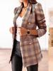 Giacca Blazer Corta da Donna Nuova a Manica Lunga con Stampa Floreale