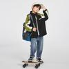 Boys' Geometric Color Block Fleece Jacket