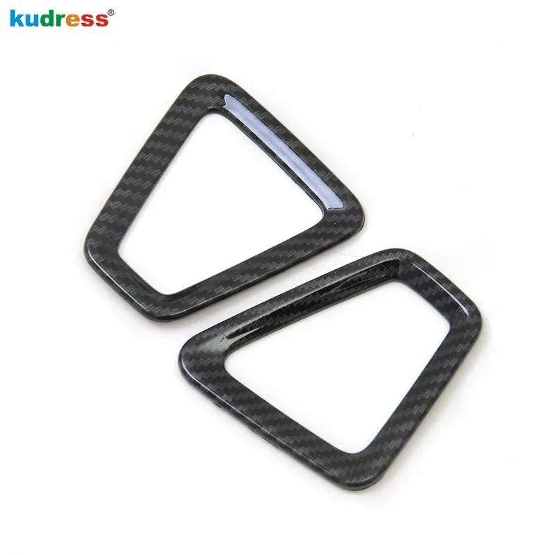 Für Volvo XC60 XC 60 2018 Kohlefaser Auto Front Oben Klimaanlage Lüftungsauslass Abdeckung Zierleiste Innenzubehör