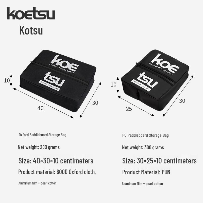 Bolsa de Almacenamiento Aislada para Paddleboard KOETSU con Bolsa de Hielo y Hebilla Giratoria