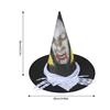 Halloween Witch Caps for Adult Unisex Veil Spiders Wizard Hat Roleplaying Pointed Hat Theme Party Family Gathering Hat