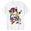 Dabbing Unicorn Pirate  Roger Costume Kids Girls Boys T-Shirt Tops Shirt Cute Printed On Cotton Men's T Shirt