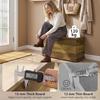 Storage Chest Large 102L Blanket Box 80 X 40 X 45cm, Brown