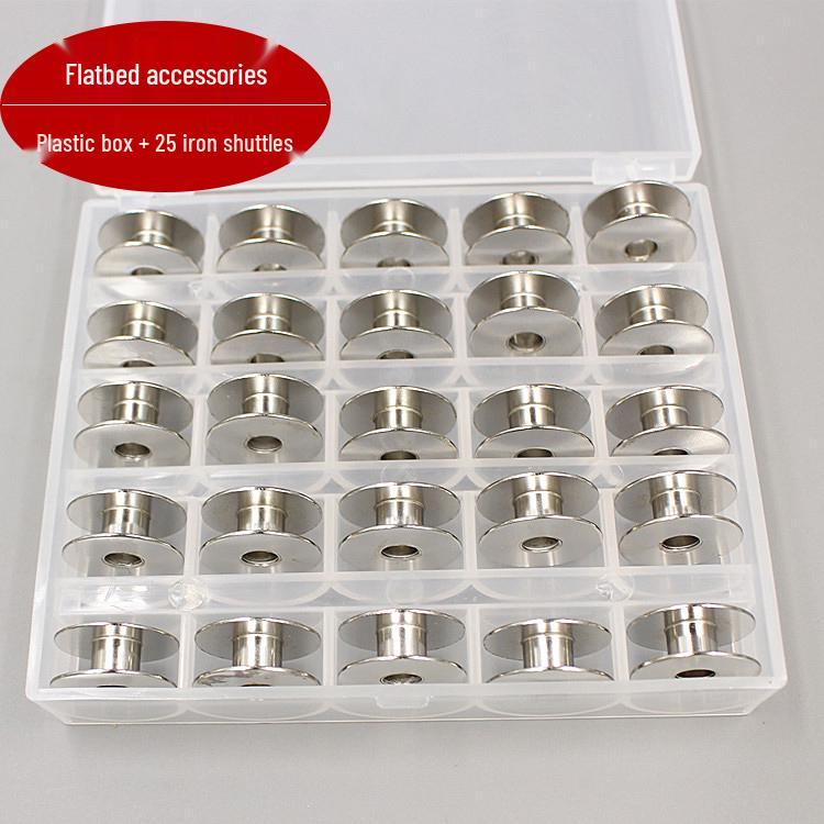 Cívková patka a člunek pro plochý elektrický šicí stroj s přímým stehem