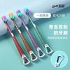 Tongue scraper with ten thousand bristles toothbrush,efficient cleaning,suitable travel and home use,suitable both men women