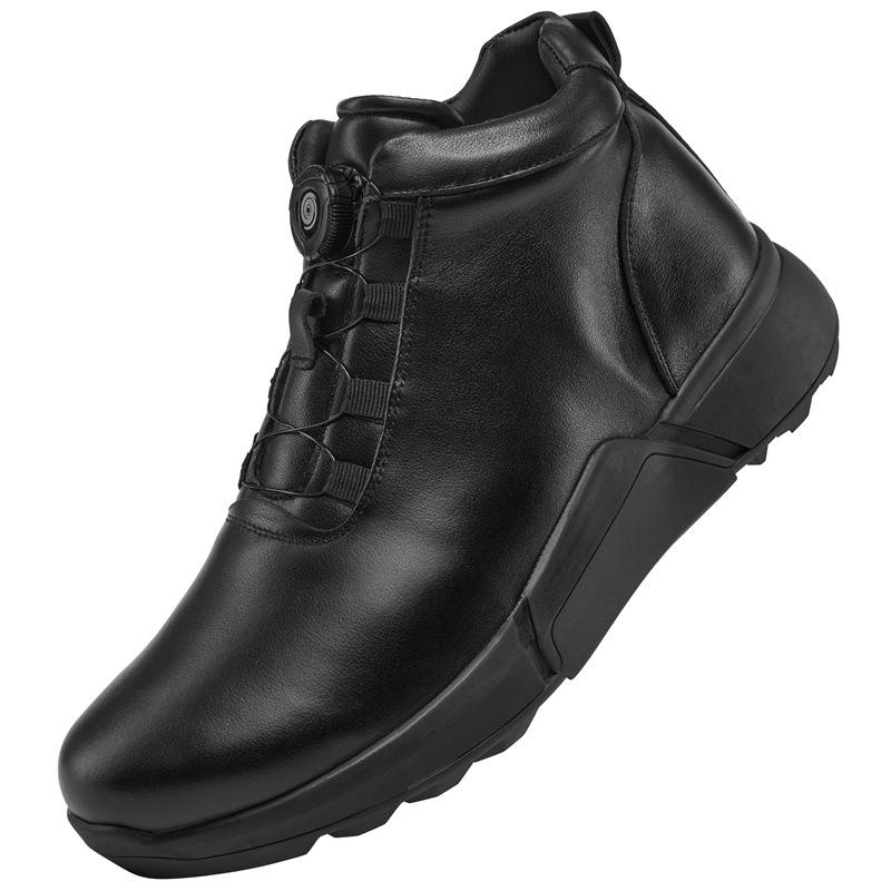 

Новые зимние мужские ботинки Утепленные универсальные хлопковые туфли Повседневные утепленные зимние ботинки Мужская кожаная обувь Уличная нескользящая обувь Ботинки 38