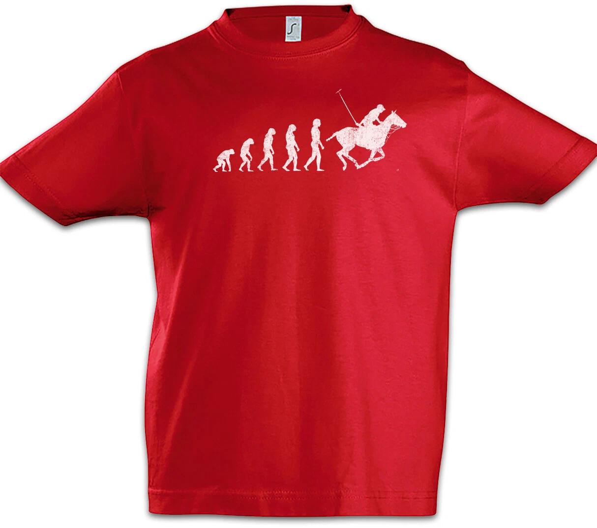 Polo Evolution Boys kids boys T-Shirt Human Coach Trainer Fun Player Horse Player 100