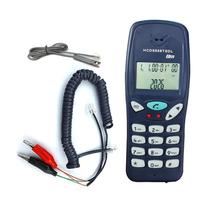 

Multifunctional Telephone Line Tester Phone Maintenance for Incoming Call Display Line Testing Conversation Monitoring