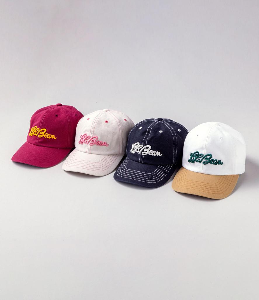 [L.L.Bean] Men's Canvas Wash Cap L Dark Red CK05445006