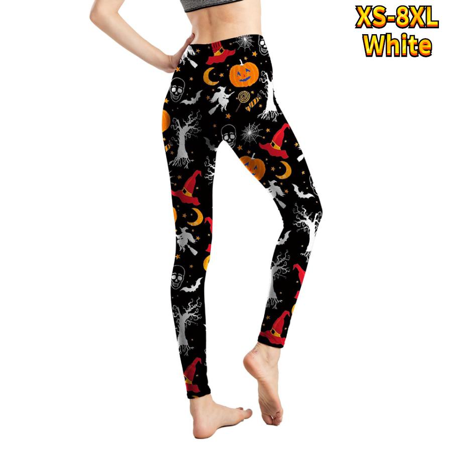 Pantaloni de yoga elastici cu imprimeuri de vrăjitoare albastre pentru femei, fitness, alergare, sală, sport, pantaloni activi