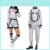 Stylish Adult Couples Cosplay Costume For Halloween Featuring Space Suit Design And Comfortable Fit