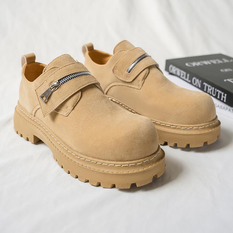 Mens Leather Shoes Autumn Winter Commuting Fashion Casual Comfortable Breathable Simple Fashion Shoes for Men