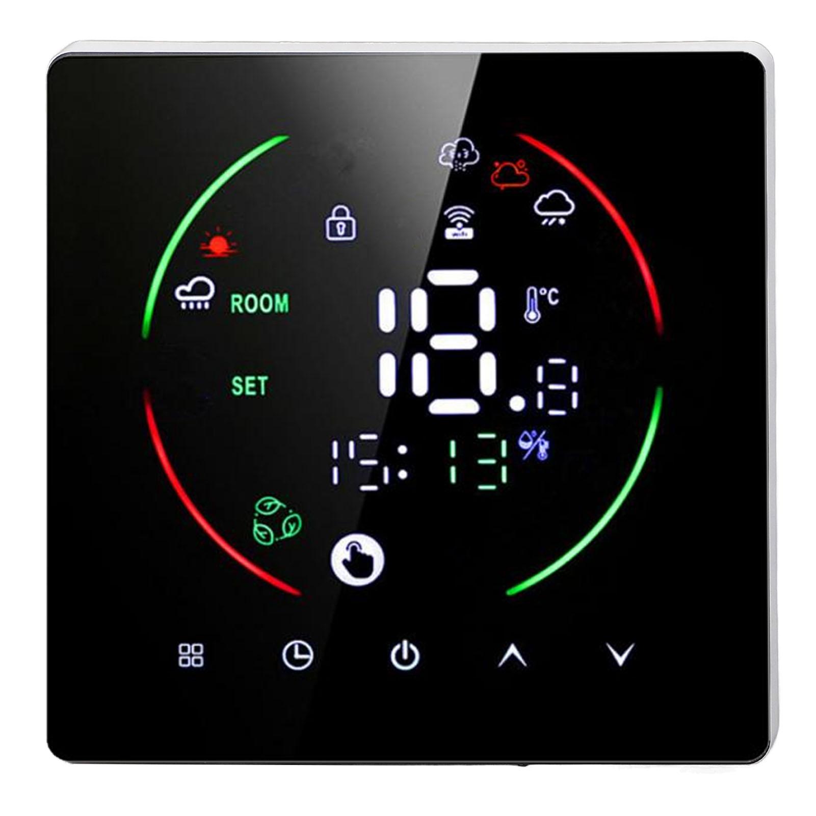 

WiFi Thermostat APP Remote Control Touch Color Screen Programmable Smart Thermostat for Home AC90‑240V