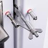 Dual Adjustment Hotel Door Lock Live alone Self-Defense Door Stop Portable Travel Anti-theft Door Stopper Childproof Door Locks