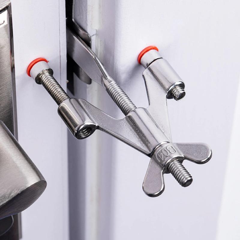 Dual Adjustment Hotel Door Lock Live alone Self-Defense Door Stop Portable Travel Anti-theft Door Stopper Childproof Door Locks