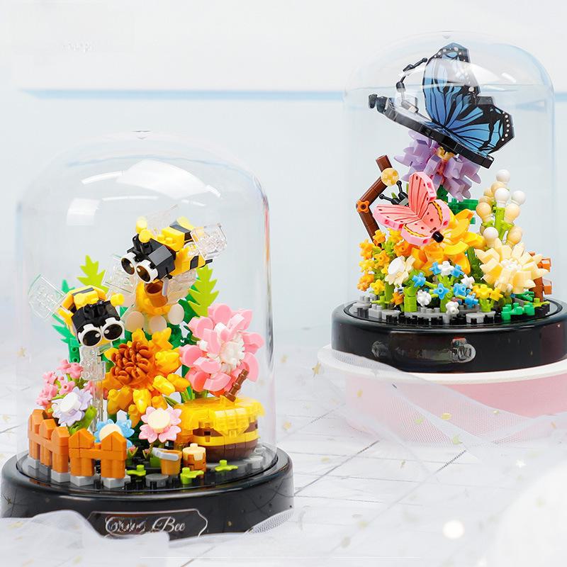 

Бабочка Пчела Цветок Мини Строительные Блоки Обучающая Игрушка Орнамент для Девочек 16381 Seven-spotted Ladybug, Standard