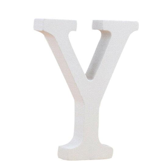 

Puntos деревянные английские буквы алфавита символ орнамент свадьба DIY украшение Y