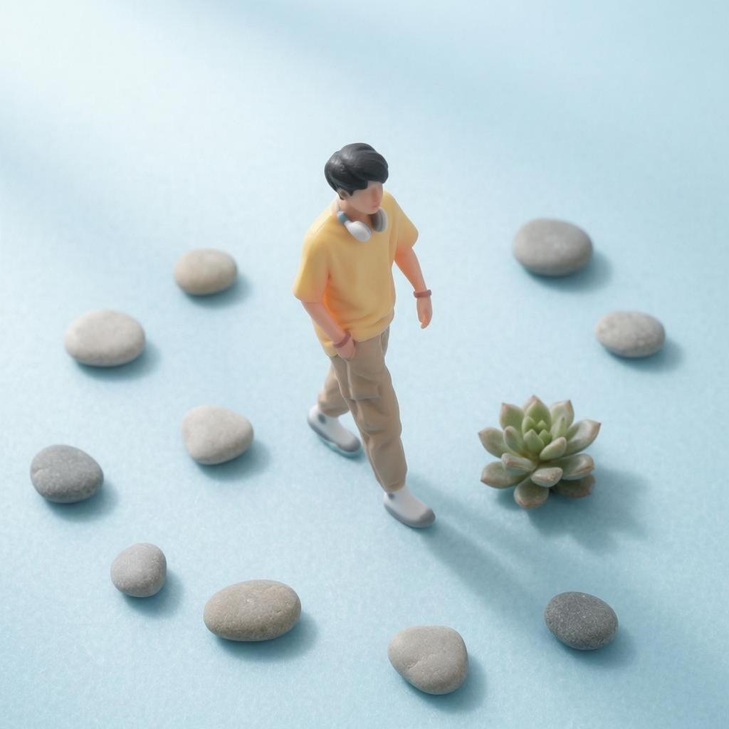Miniature Boy Figurine 1/64 Scale Handmade Resin Decor