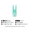 Multicolor Anti-Nail Plastic Arrow Nock with Inner Insert and Outer Wrap, Various Specifications Available.