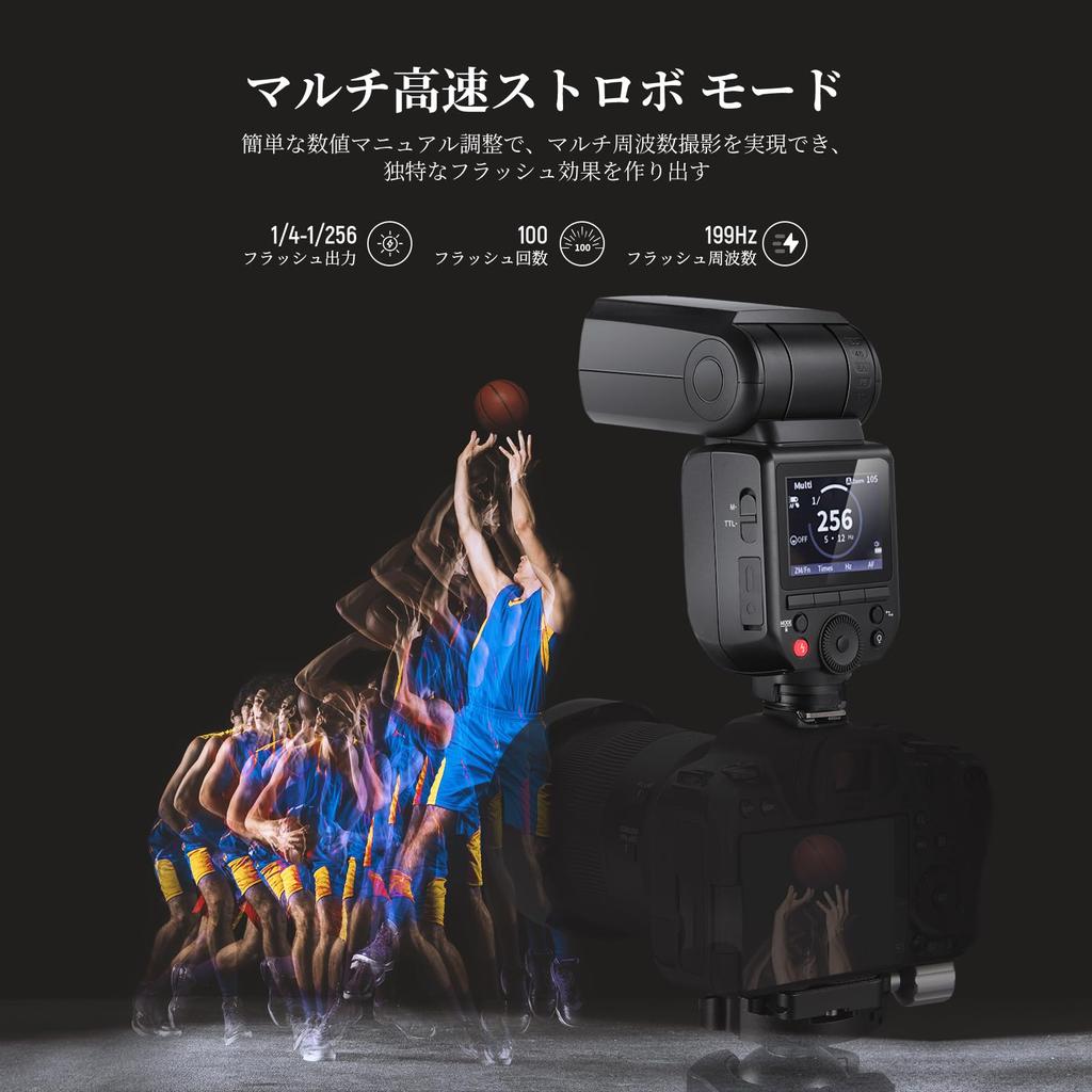 NEEWER 76Ws TTL Flash Strobe Speedlite with Upgraded Modeling Fast GN60 600 Full Power Flash Compatible with R Z880-C 2.4G Diffuser/Adapter, UI,