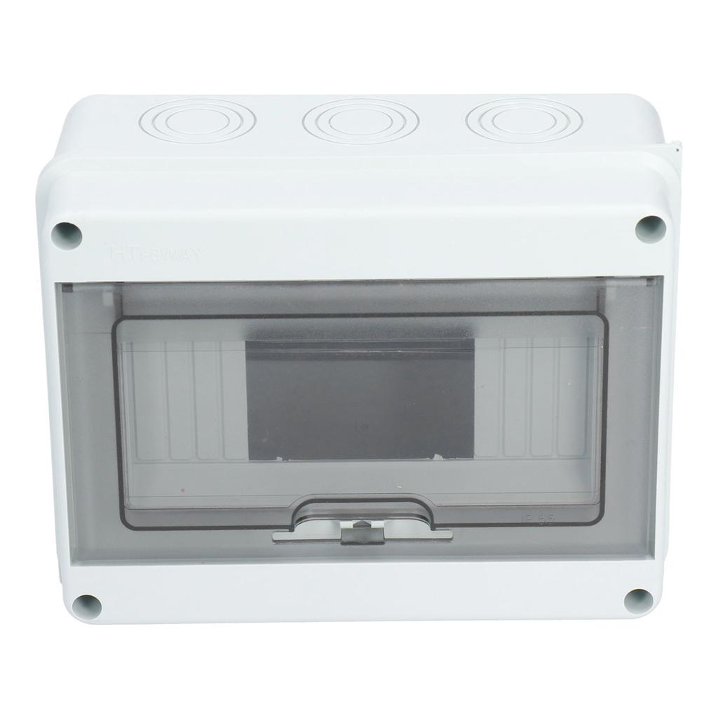 Transparent Cover Power Distribution Protection Box Plastic Distribution Box for Outdoor 8 Way Circu
