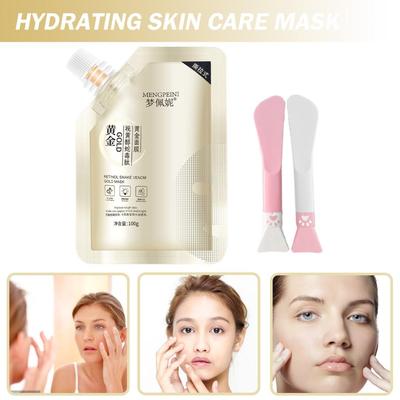 1 pz maschera al retinolo al veleno di serpente idratante ringiovanente staccabile anti invecchiamento