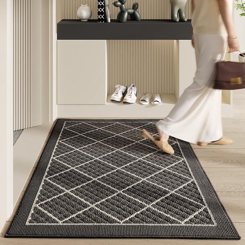 

Простой полипропиленовый коврик для удаления песка и пыли у входной двери, коврик для крыльца дома, износостойкий противоскользящий коврик для ног 61*92cm