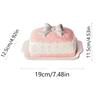 Pink Butter Cheese Plate Creative Pudding Storage Keeper Tray Home Decoration Butter Dish  Kitchen