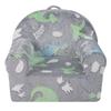 VEVOR Toddler Chair, Kids Armchair Comfy, Toddler Couch Sofa Bed Glow In The Dark, Kids Chair Seat Playroom Furniture for Kids Girls & Boys, Grey
