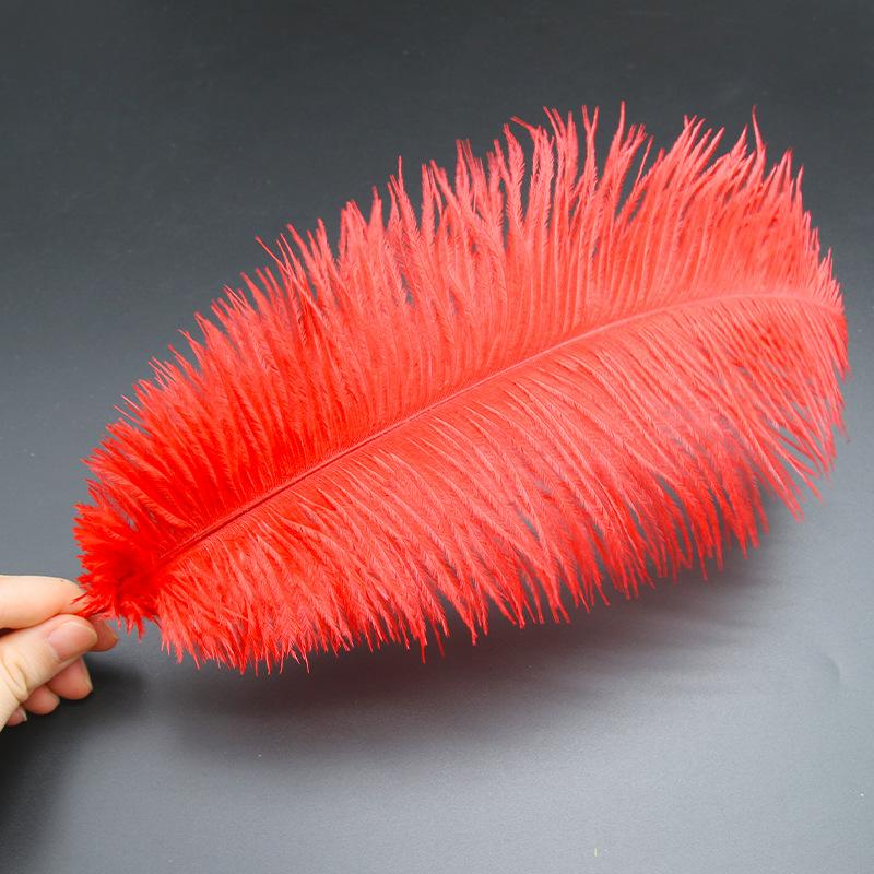 Красочные страусиные перья 30-35 см — фото 10