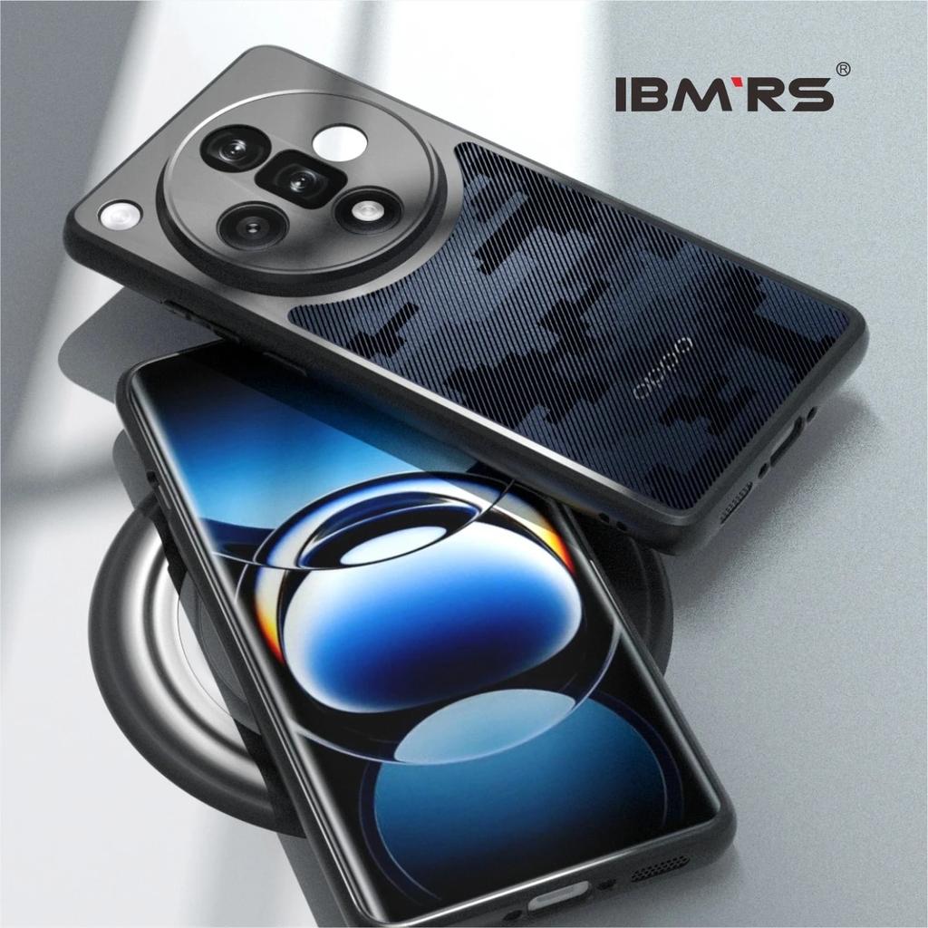 BMRS for Oppo Find X7 camo case, Clear Hard Back Protective Cover