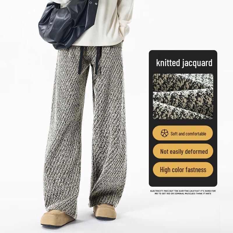 JEEP SPIRIT Men's Loose Fit Straight-Leg Casual Pants