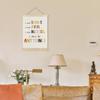 LUVADIAN Positive Affirmations for Kids, Kids Wall Decor, I am Smart Kind Blessed Motivational Poster Hanger Frame Wall Art for Classroom Playroom