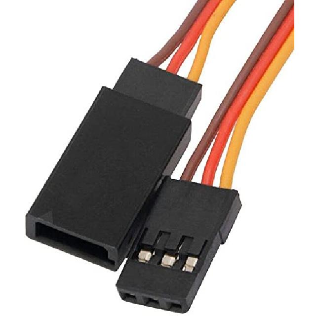 10PCS 3-Pin Servo Extension Cable Cord 10cm/4'' 3.93 inch Female to Male Lead Wire Connector JR for RC Car Airplanes Remote Control (10cm)