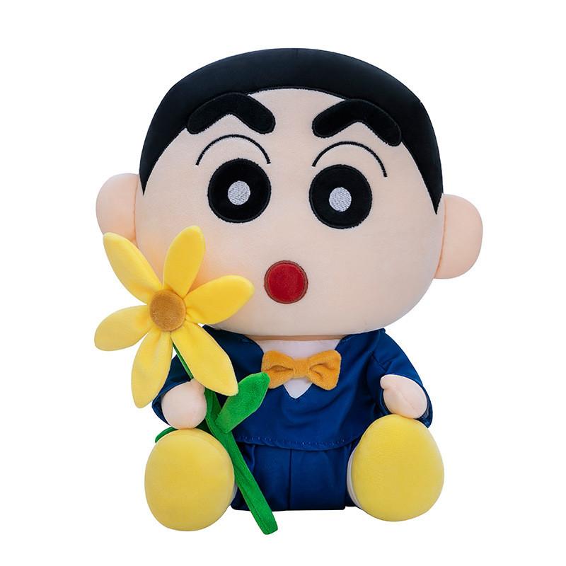 Formal Suit Crayon Shin Chan Plush Toy Stuffed Doll Cartoon Gifts Decorations