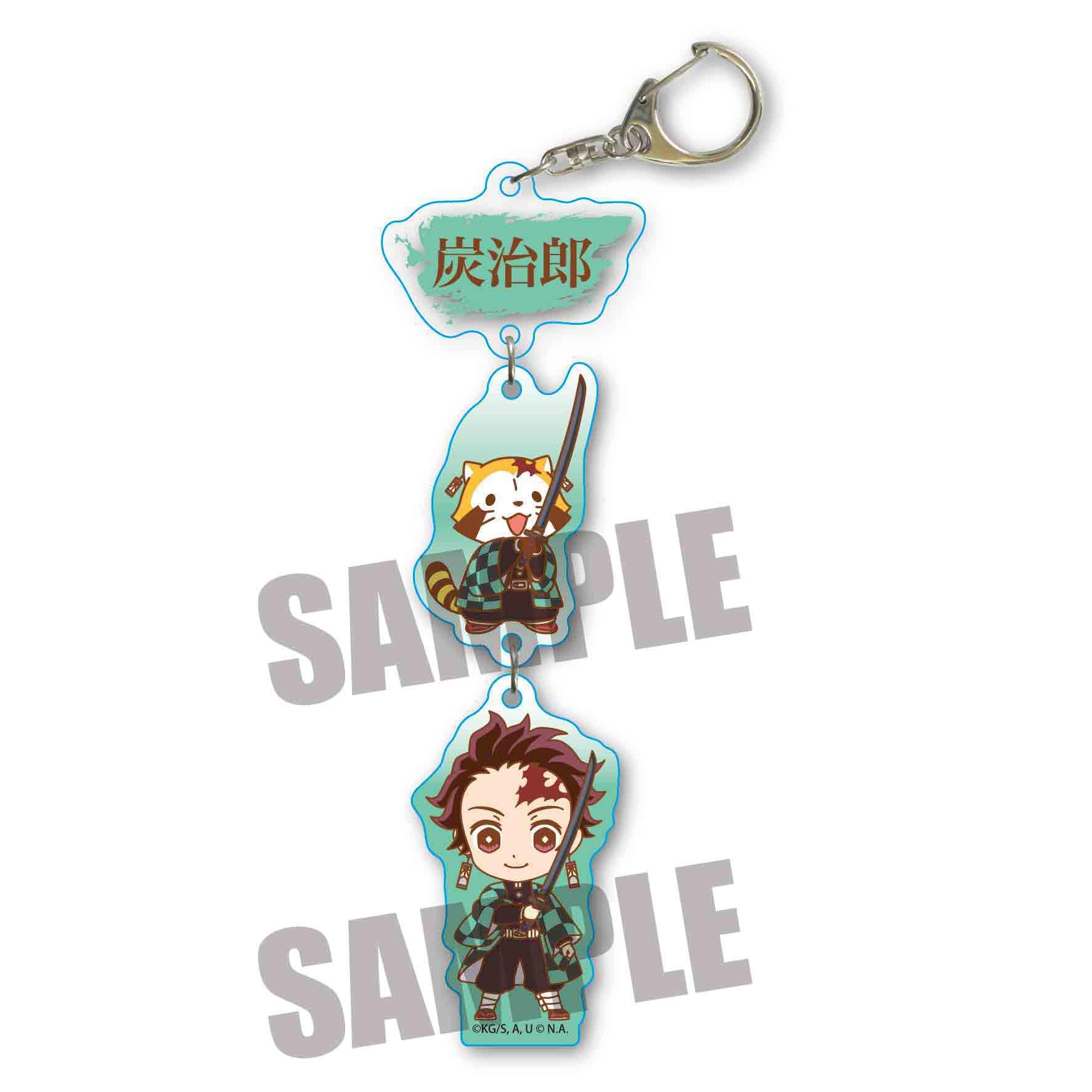 Клинок, рассекающий демонов x Раскал Камадо Тандзиро Тройной брелок