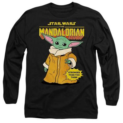 STAR WARS Unisex Yetişkin Güçlü Grogu Tişört
