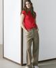 Masimodutti Balloon Mid-Waist Pants