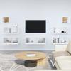 VidaXL Ensemble de meubles TV 7 pcs Blanc Bois d'ingénierie 3114542