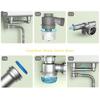 92MF Convenient Kitchen Sink Drain Set With Flexible Pipe and Clear Backflow Preventer for High Performances Daily Use