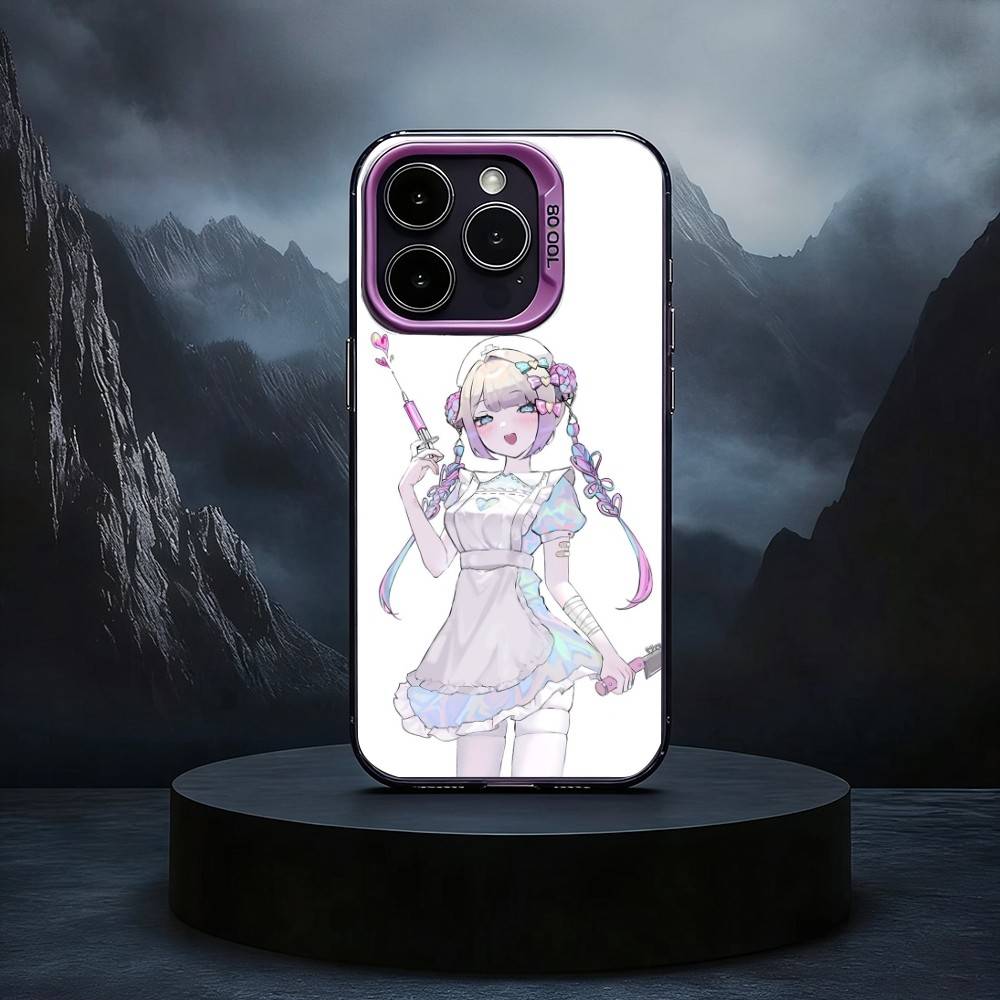 Game  Needy Girl  Overload Black Candy silver phone case Phone Case For iPhone17,16,15,14,13,12,11 Plus,Pro Max iPhone12PROMAX