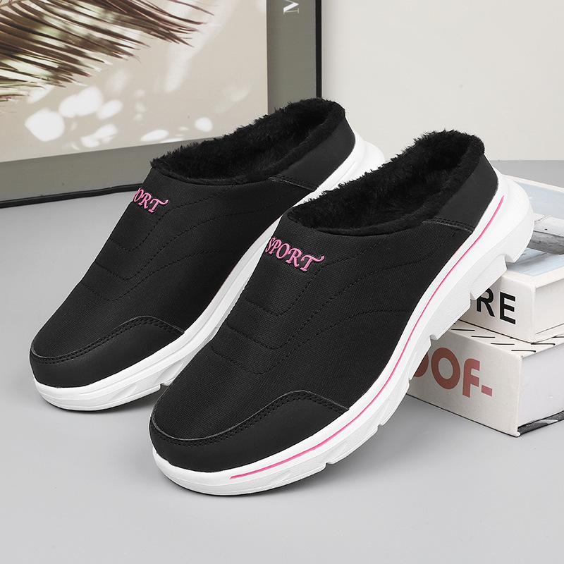 Fashion Men Slippers Winter Warm Plush Home Indoor Couple Slippers WaterProof Comfort Shoes Men Footwear Large zapatillas de mujer