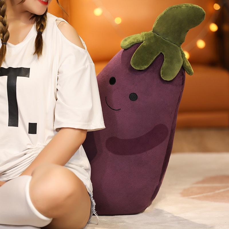 Writing A Notebook Unisex Eggplant Mr. Doll Doll Plush Toy Pillow Creative And Funny Three Fresh Doll Dolls