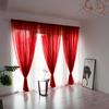 2026 NEW European American Style Multicolor Sheer Curtain Bay Window Screening Solid Door Curtains Drape Panel Tulle for Living Room