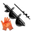 Auger Drill Bit, 2 Pack Garden Auger Spiral Drill Bit for Planting, 12"x3" and 9"x1.6" Rapid Planter Garden Plant Flower Bulb Auger for Any Kinds