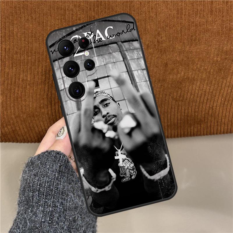 Tupac Shakur Phone Case For Samsung Galaxy S25 Ultra S9 S10 Plus S20 FE S21 S22 S23 S24 Ultra Back Cover