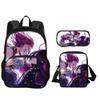 JoJo's Bizarre Adventure Knapsack Pen Carrier Carry Bag 3pcs Set Versatile  Spacious Boys Plus Girls School Birthday Best Gift