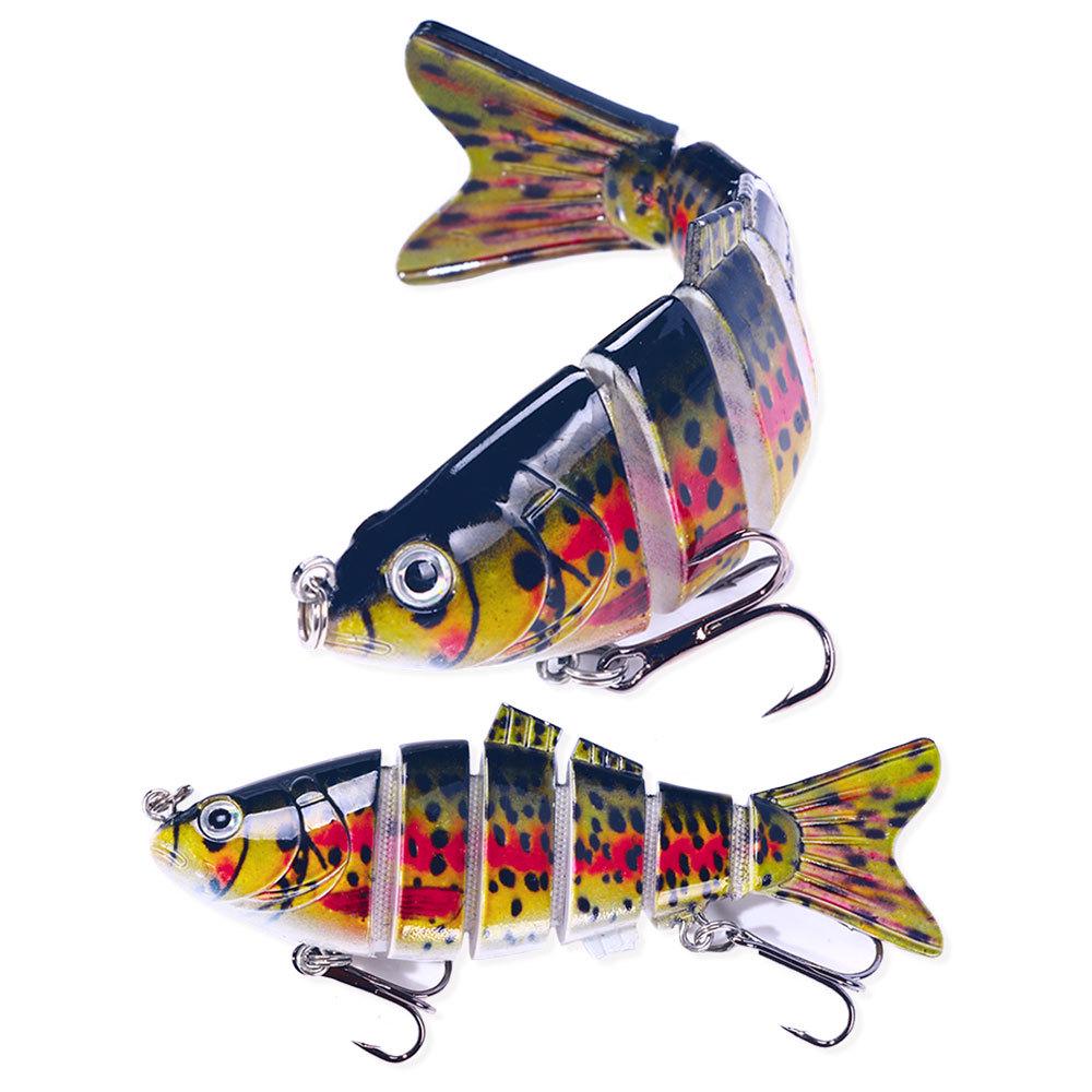 10-Color 10cm 18.2g Six-Section Hard Bait Lure for Sea Fishing