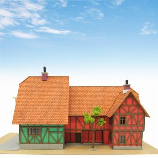 Giant Bean Bag Chairs Miniature Kit Studio Ghibli Series Howls Moving Castle Hatters Hat Shop 1 150 Scale Papercraft MK07-03